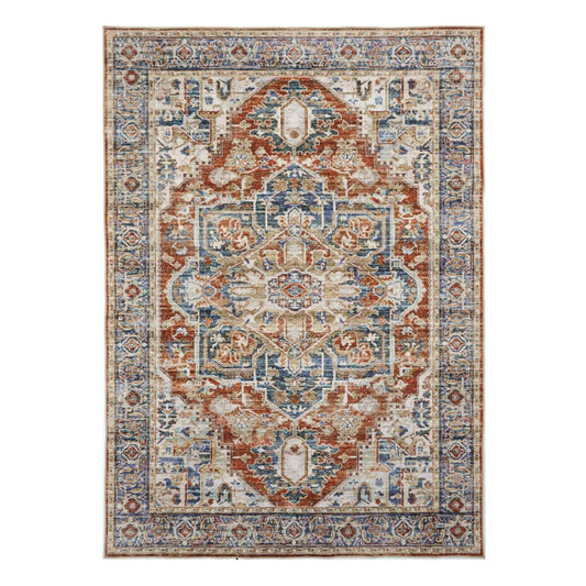 Oriental BOHO Vintage Print Rug - Non-Slip Backing