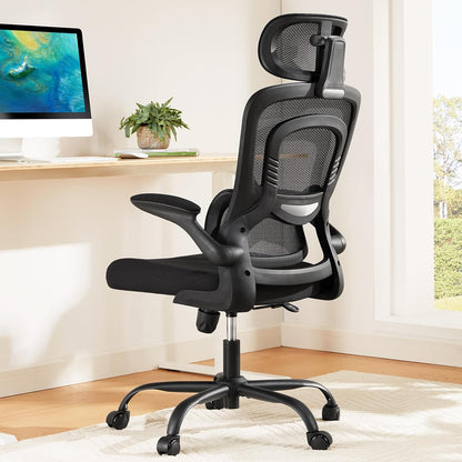 High Back Mesh Office Chair with Lumbar Support