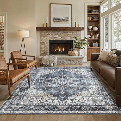 Oriental BOHO Vintage Print Rug