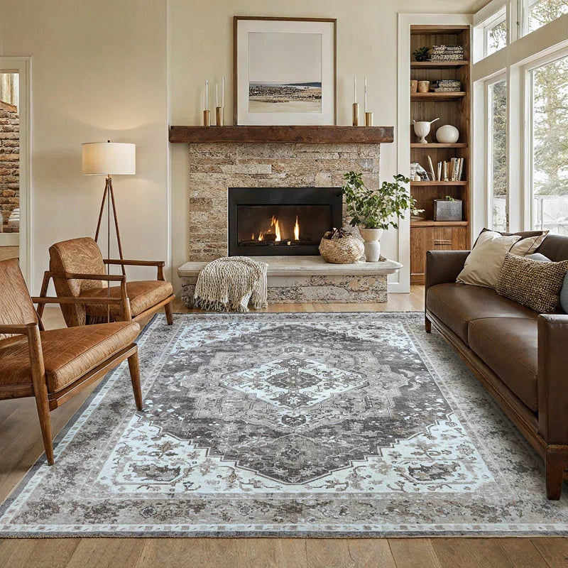 Oriental BOHO Vintage Print Rug