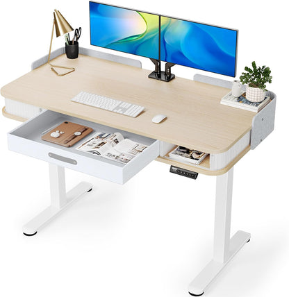 Whole Piece Standing Desk with Drawer