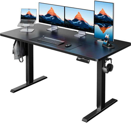 HUANUO 55" X 24" ELECTRIC STANDING DESK ADJUSTABLE HEIGHT
