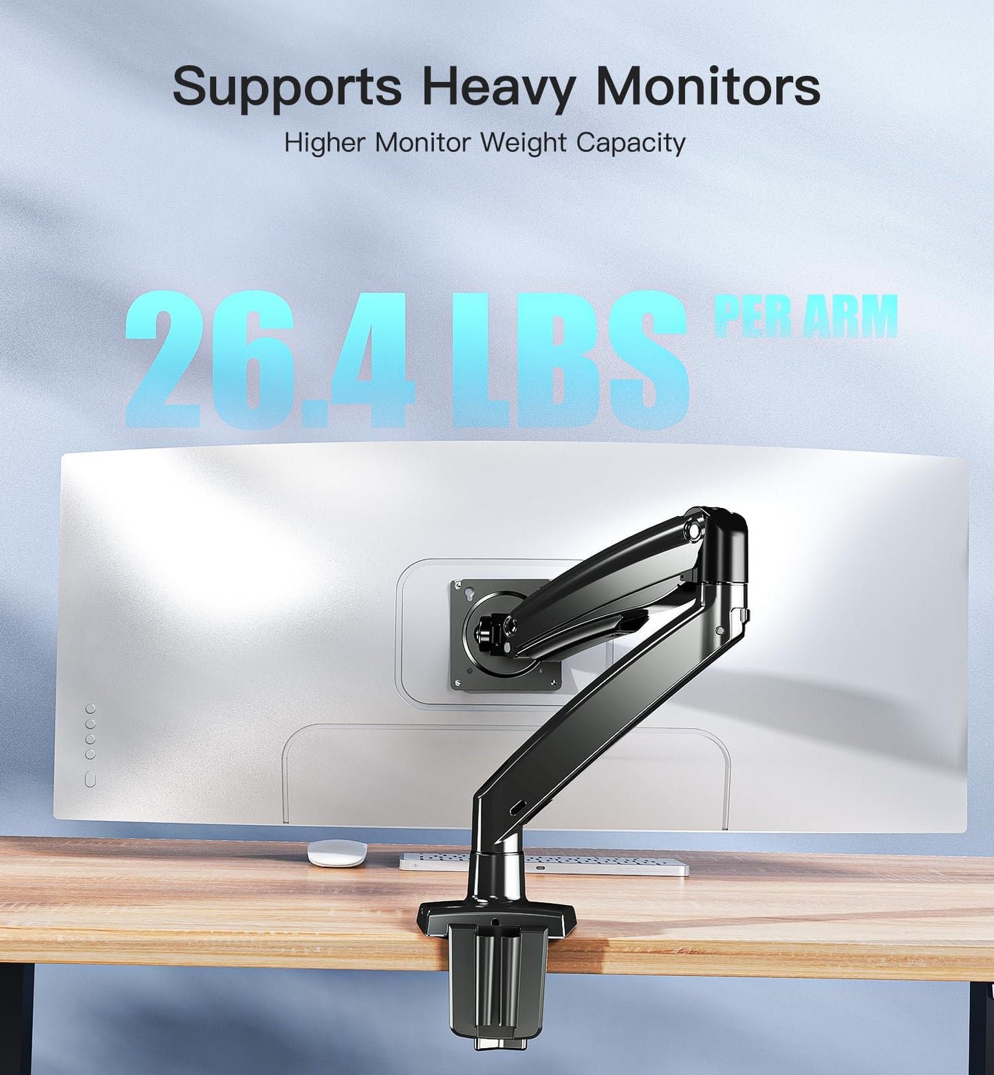 S12 Pro Single Monitor Arm for Max 40" Screen