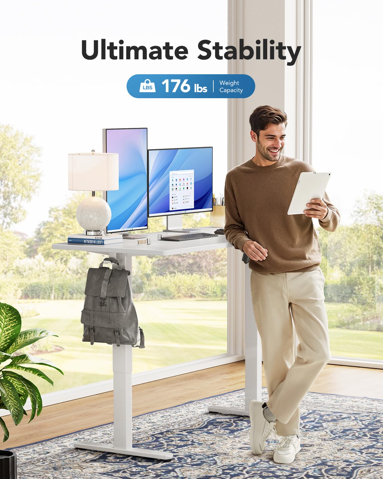 Premium One-Piece Top Standing Desk - 3 Colors