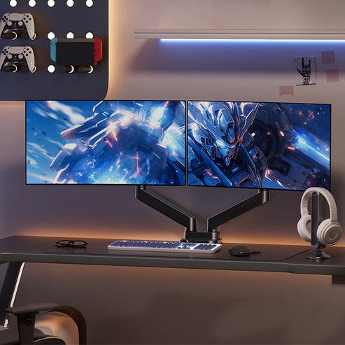 dual monitor arms