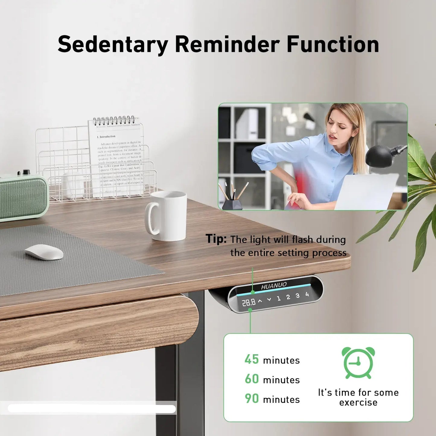 Smart Standing Desk with Storage Drawer - New Release!