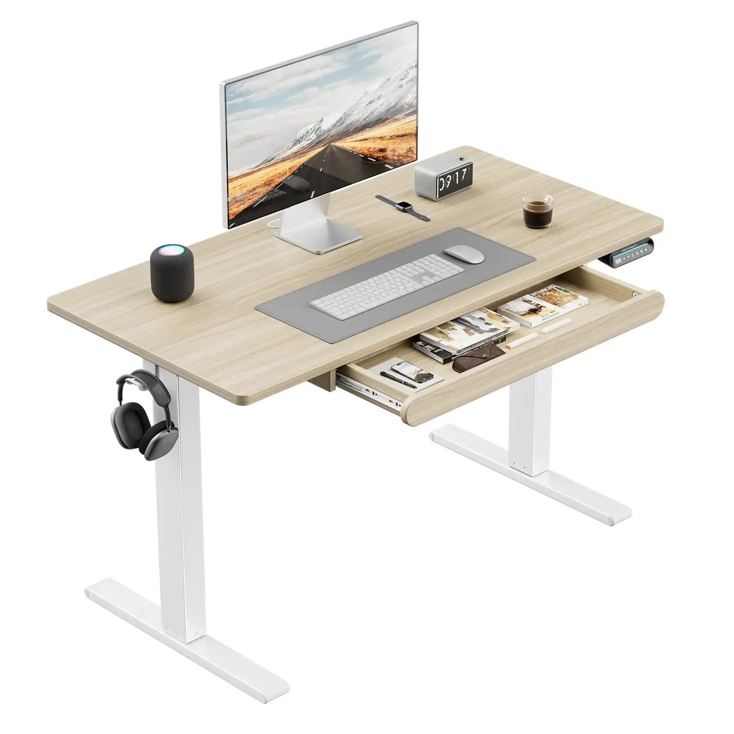 Smart Standing Desk with Storage Drawer - New Release!