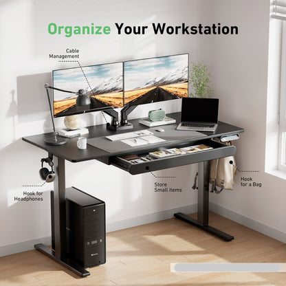 Smart Standing Desk with Storage Drawer - New Release!