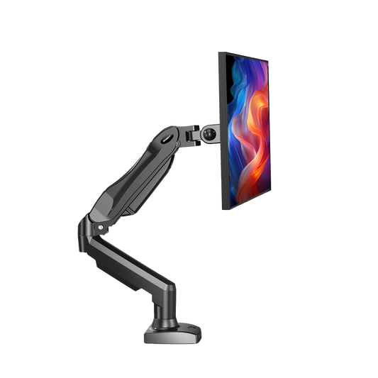 HUANUO HNSS6 Single Monitor Mount with adjustable arm and screen