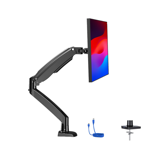 HUANUO HNSS7 Single Monitor Mount for 13 to 35 Inch Ultrawide Screens