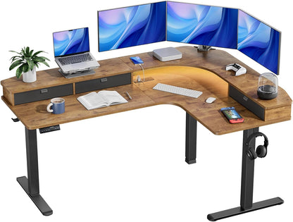 L-shaped Series Standing Desk