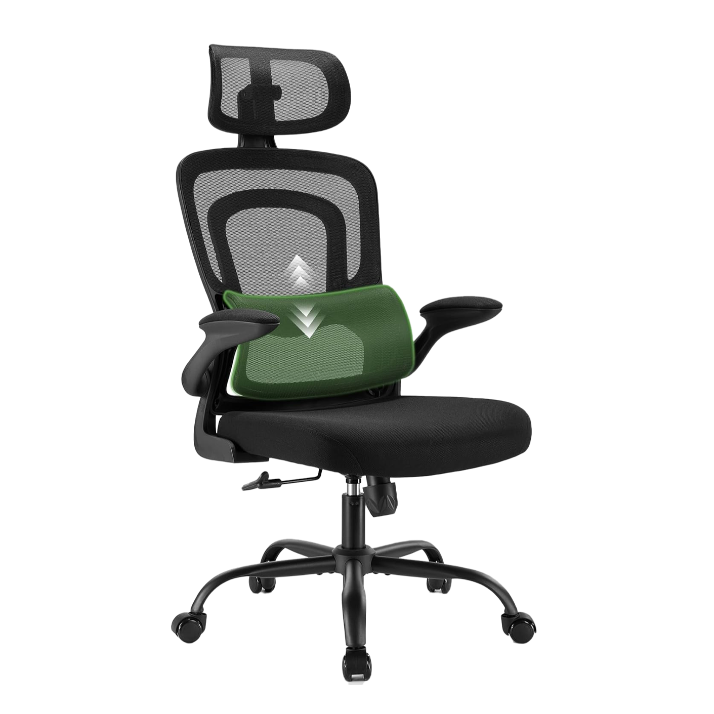 High Back Mesh Office Chair with Lumbar Support