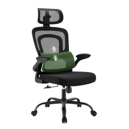 High Back Mesh Office Chair with Lumbar Support